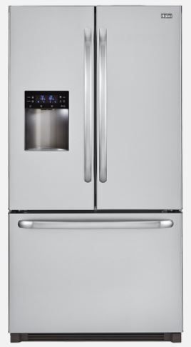 Haier 23.5 Cu. Ft. French Door Refrigerator-Stainless Steel