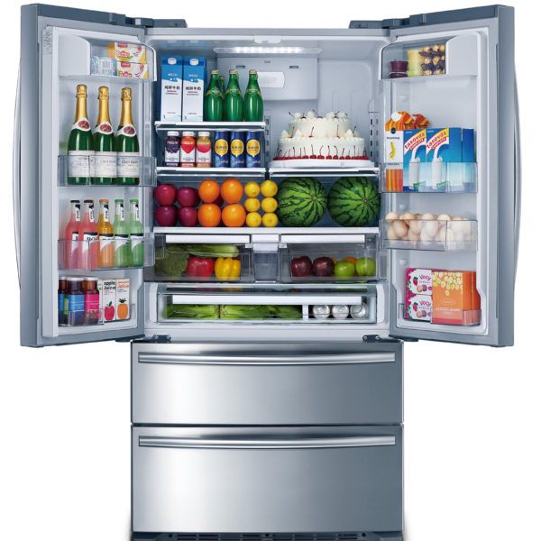Thor Kitchen® 20.9 Cu. Ft. Stainless Steel Counter Depth French Door Refrigerator 3