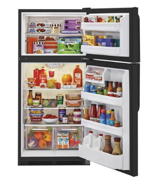 Haier 18.1 Cu. Ft. Top Freezer Refrigerator-Black 1