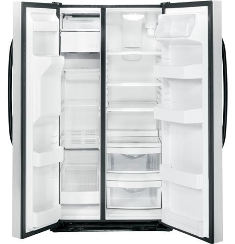 Hotpoint 25.4 Cu Ft. Side-by-Side Refrigerator-Stainless Steel 1