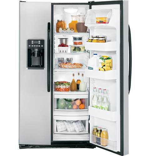 Hotpoint 25.4 Cu Ft. Side-by-Side Refrigerator-Stainless Steel 2