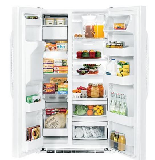 Hotpoint® 25.4 Cu. Ft. Side-by-Side Refrigerator-White 1