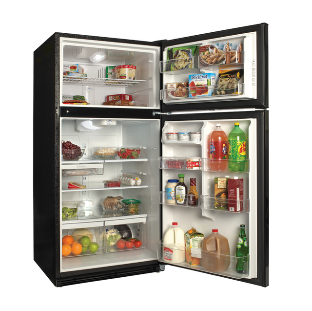 Haier 18.1 Cu. Ft. Top Freezer Refrigerator-Stainless Steel 1