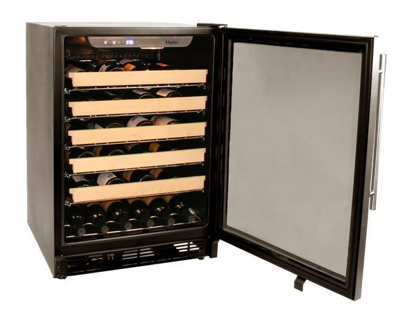 Haier 24" Stainless Steel Wine Cooler 1