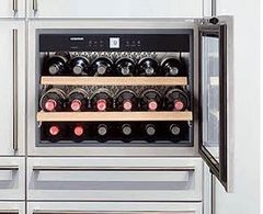 Liebherr 1.7 Cu. Ft. Stainless Steel Wine Cooler-HWS-1800