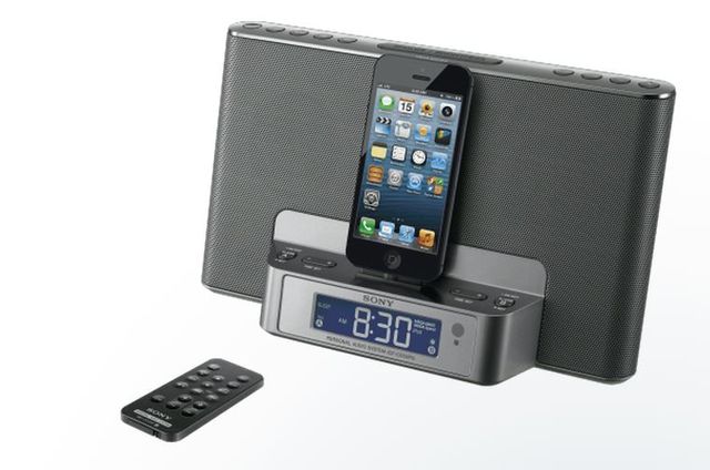Sony Clock Dock with Lightning Connector-Silver