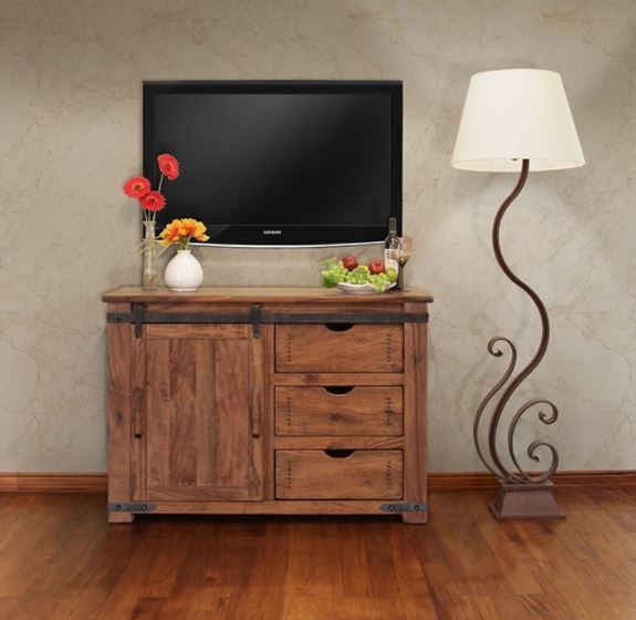 International Furniture Direct Parota Brown 50" TV Stand-3