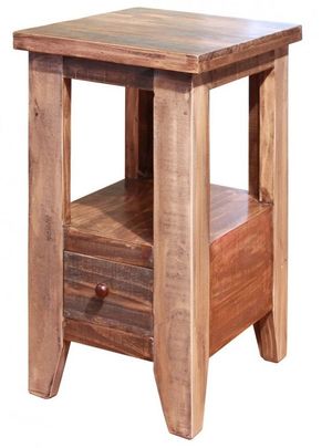 International Furniture Direct Antique Chair Side Table