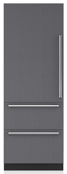 Sub-Zero® Designer 15.6 Cu. Ft. Panel Ready Bottom Freezer Refrigerator-IT-30CI-LH