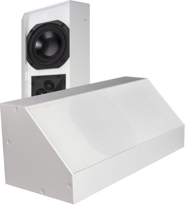 James Loudspeaker® Wedge Series 5.25" Gloss White On-Wall Speaker 1