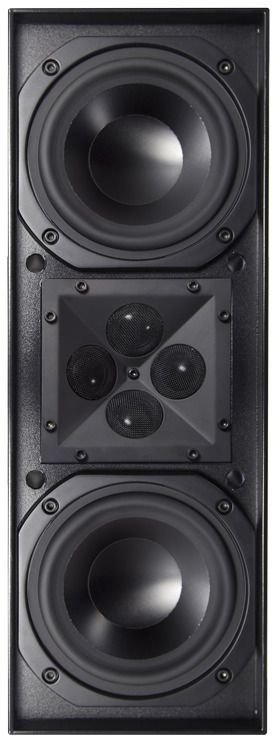 James Loudspeaker® UE Series 5.25" Black Outdoor On-Wall Speaker 1