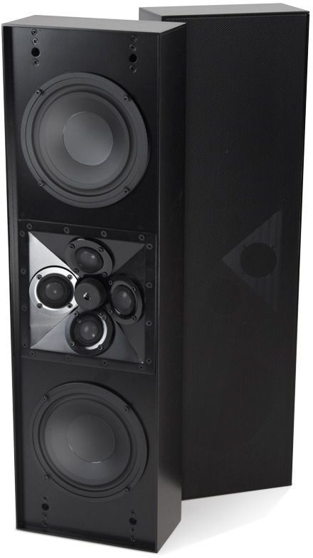 James Loudspeaker® UE Series 6.5" Black Outdoor On-Wall Speaker 0