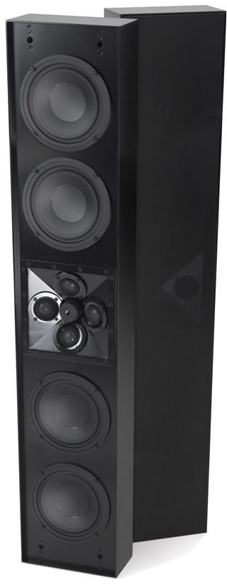 James Loudspeaker® UE Series 6.5" Black Outdoor On-Wall Speaker 0