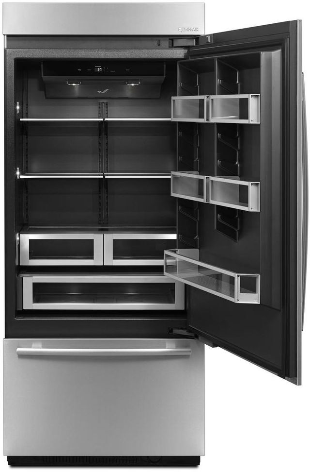JennAir® 20.9 Cu. Ft. Panel Ready  Counter Depth Built In Bottom Freezer Refrigerator 2