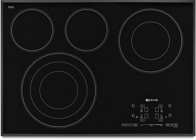 JennAir® 30" Electric Cooktop-Black-on-Black 0