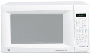 1.4 cu. ft. Countertop Microwave Oven with Instant On Controls, 10 Power Levels, Recessed Turntable and Child Lockout: White