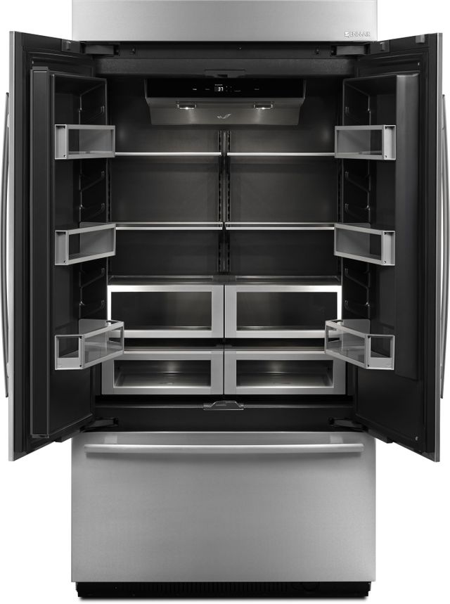 JennAir® 24.2 Cu. Ft. Panel Ready Counter Depth Built In French Door Refrigerator 2