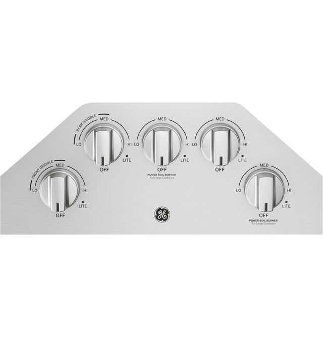 GE® 36" Stainless Steel Gas Cooktop 1