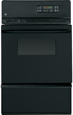 GE 24" Black Built-In Single Gas Wall Oven