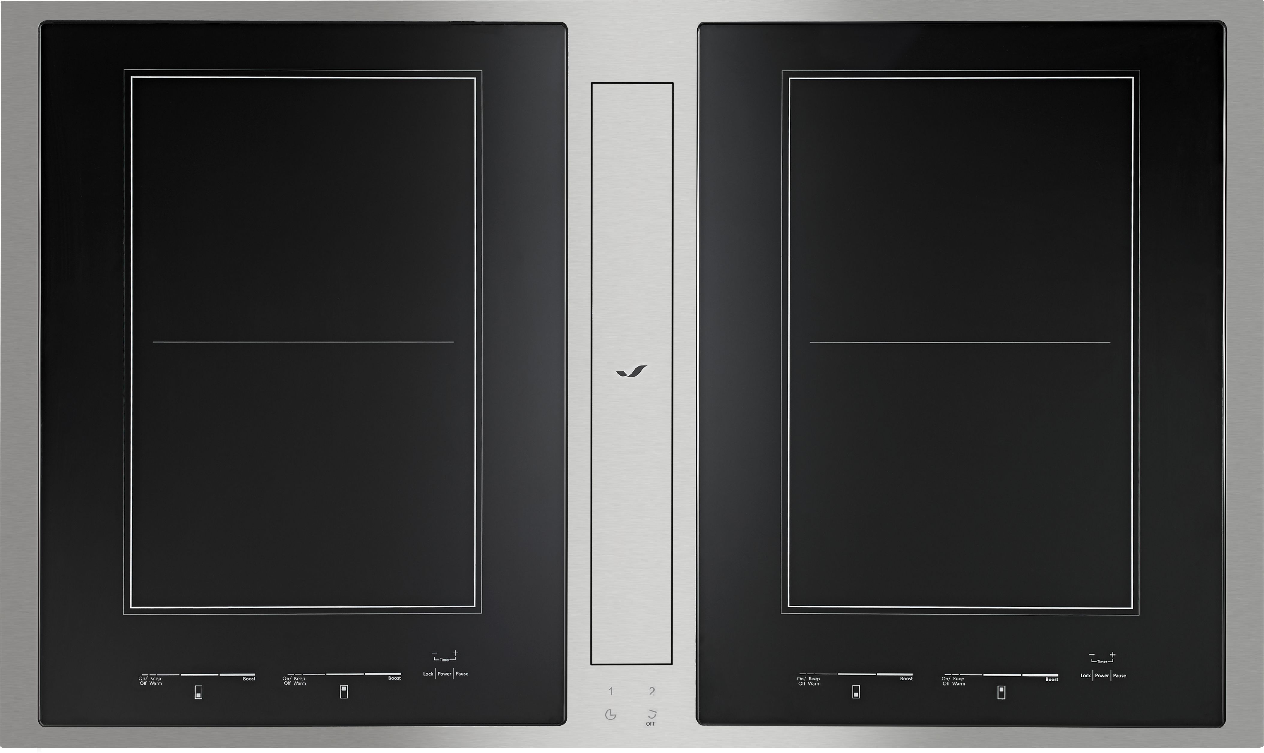 36 induction cooktop with downdraft