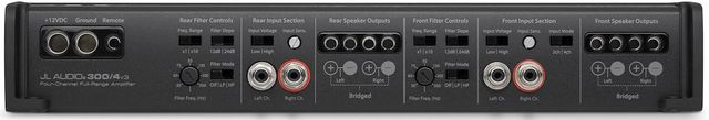 JL Audio® 4 Channel Class A/B Full-Range Amplifier 1