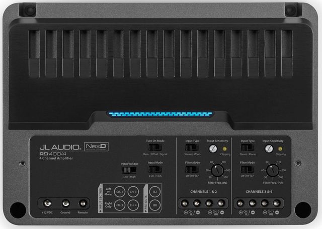 JL Audio® 4 Channel Class D Full-Range Amplifier 2