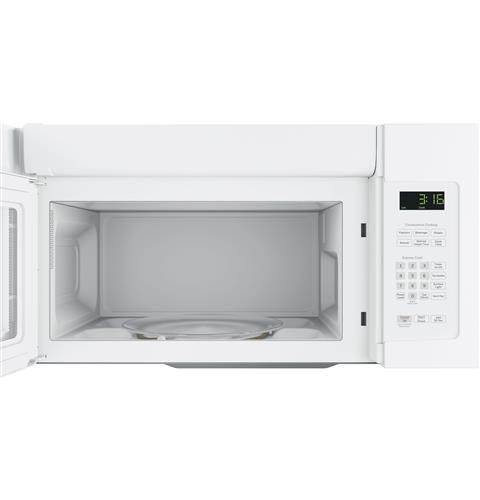 GE® 1.6 Cu. Ft. White Over The Range Microwave 1