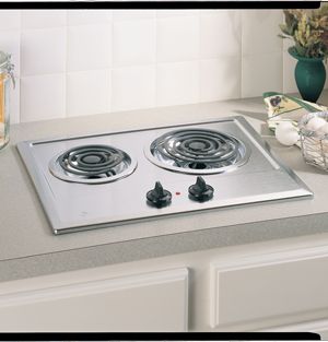 GE® 21" Electric Cooktop-Stainless Steel