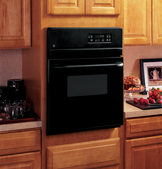 GE® 24" Black Electric Built In Single Oven-2