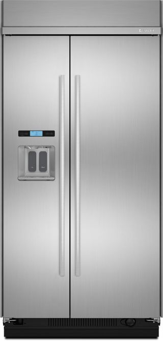 Jenn-Air® 25.02 Cu. Ft. Built-In Side-By-Side Refrigerator-Stainless Steel