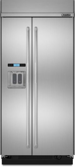 JennAir® 29.5 Cu. Ft. Stainless Steel Built-In Side-By-Side Refrigerator-JS48PPDUDE