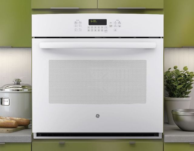 GE 30" Electric Single Convection Oven Built In-White