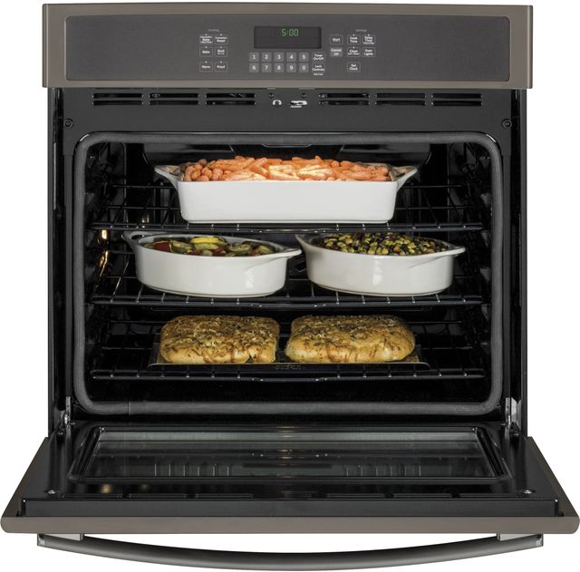 GE® 30" Built In Single Convection Wall Oven-Slate 2
