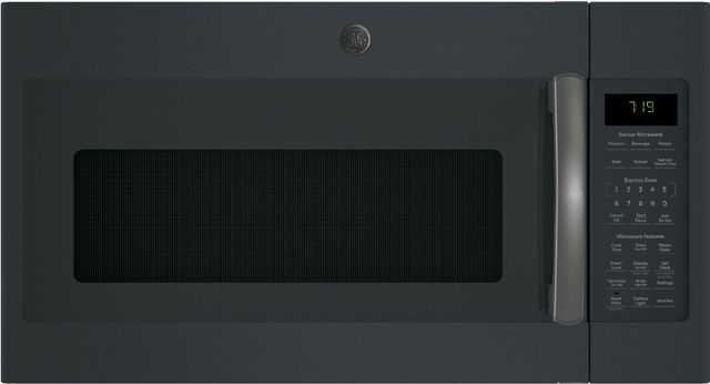GE® 1.9 Cu. Ft. Black Slate Over The Range Microwave-0
