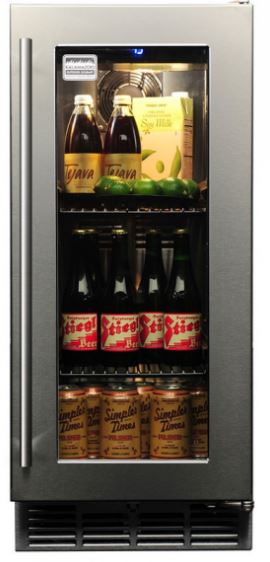 Kalamazoo Outdoor Gourmet 3.0 Cu. Ft Outdoor Refrigerator-Stainless Steel