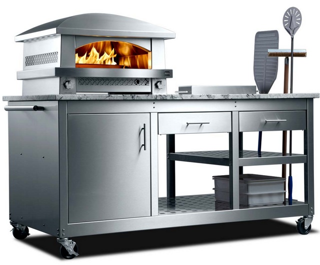 Kalamazoo Outdoor Gourmet 72" Pizza Oven-Stainless Steel 0