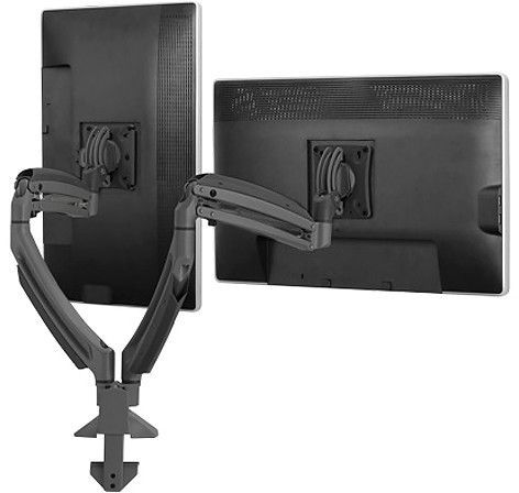 Chief® Kontour™ Black K1D 2 Monitors Dynamic Desk Clamp Mount