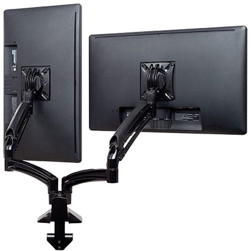 Chief® Kontour™ Black K1D Dual Monitor Reduced Height Dynamic Desk Mount