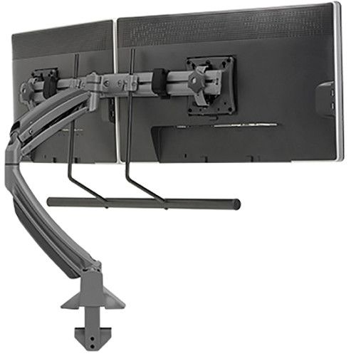 Chief® Kontour™ Black K1D Dual Monitor Array Dynamic Desk Clamp Mount-Black