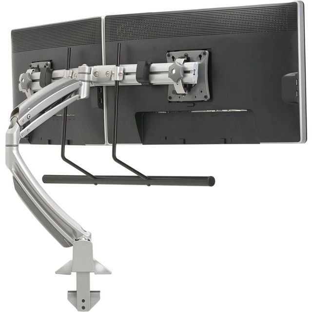 Chief® Kontour™ Silver K1D Dual Monitor Array Dynamic Desk Clamp Mount
