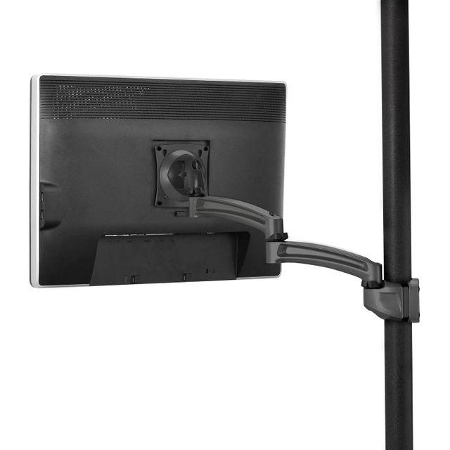 Chief® Kontour™ Black K2P Single Monitor Pole Mount Articulating Arm