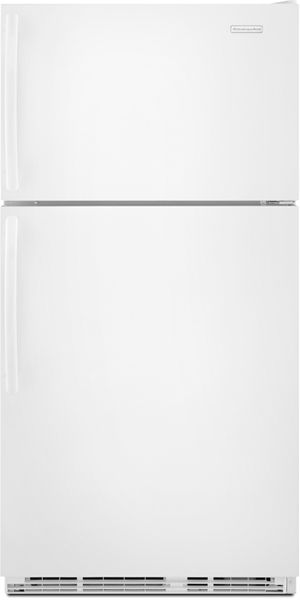 KitchenAid&reg; Standard-Depth Top-Freezer Refrigerator - White 0