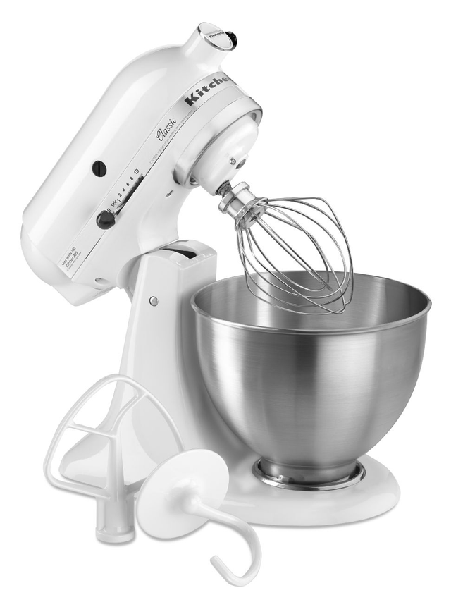 KitchenAid® Classic™ Series White Stand Mixer 4