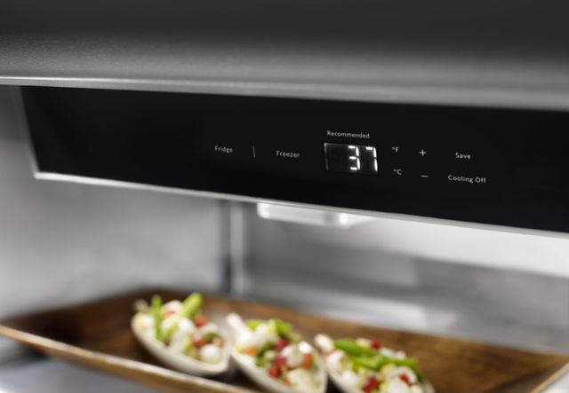KitchenAid® Architect® Series II 22.0 Cu. Ft. Bottom Freezer Refrigerator-Stainless Steel 4
