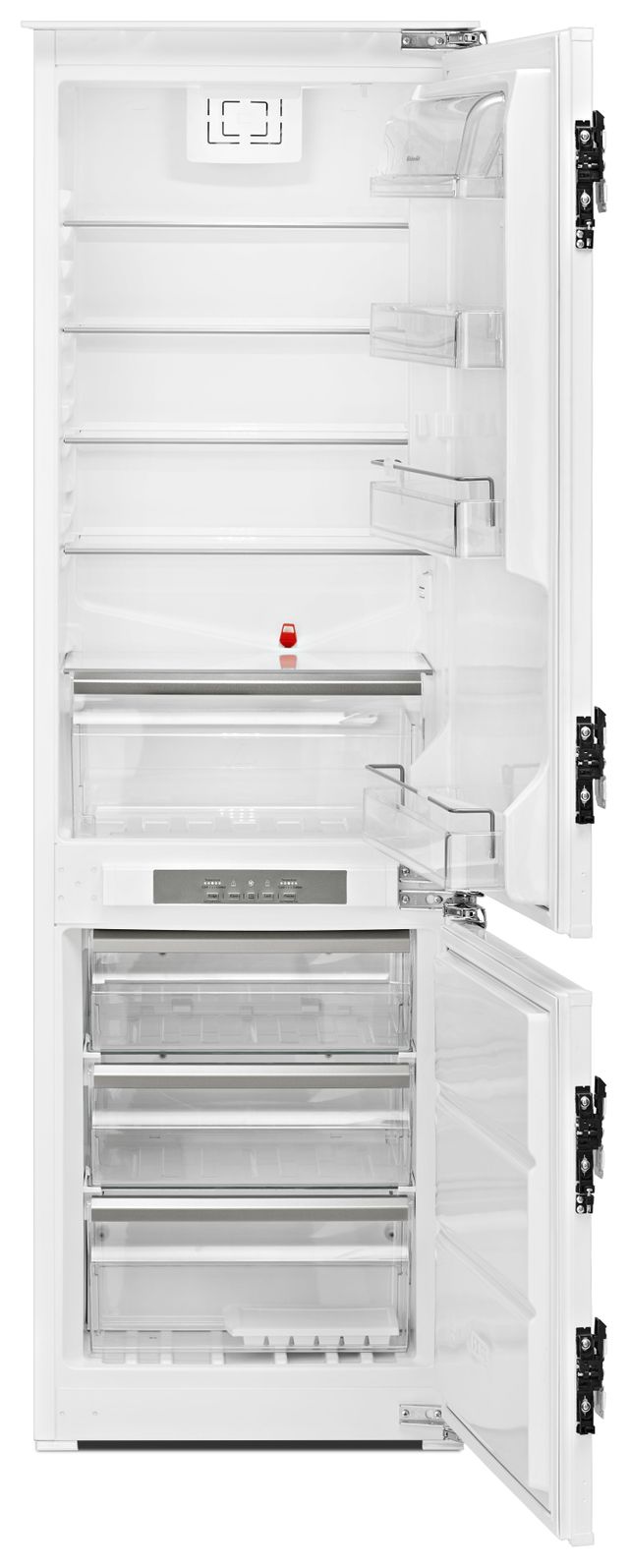 Réfrigérateur à congélateur inférieur intégré de 24 po KitchenAid® de 10,0 pi³ - Prêt pour les panneaux 3