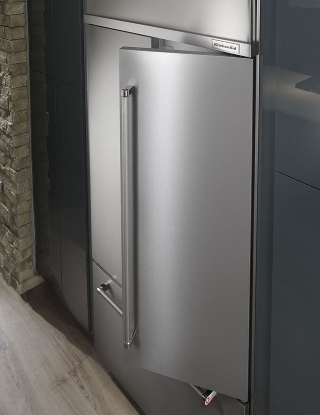 KitchenAid® 24.2 Cu. Ft. Stainless Steel Built In French Door Refrigerator 18