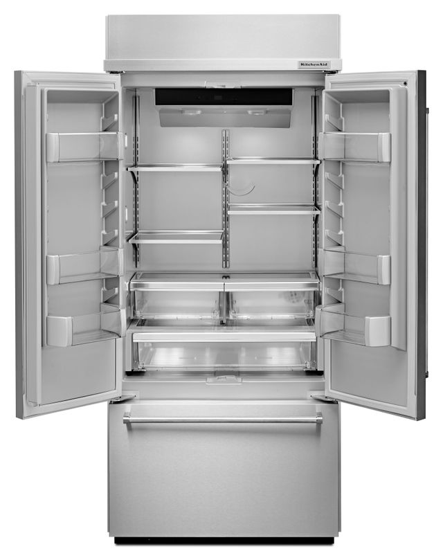 KitchenAid® 20.81 Cu. Ft. Stainless Steel Built In French Door Refrigerator-1