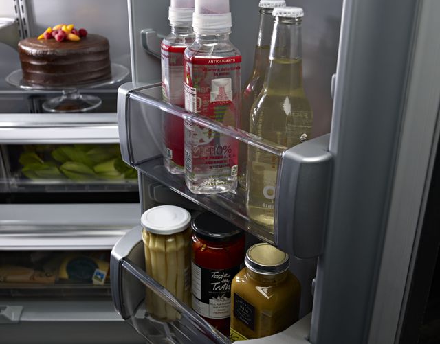 KitchenAid® 20.81 Cu. Ft. Stainless Steel Built In French Door Refrigerator 4