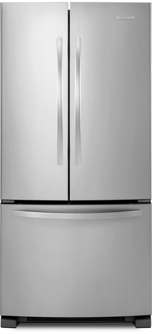 KitchenAid® Architect® Series II 21.9 Cu. Ft. French Door Refrigerator-Monochromatic Stainless Steel 0