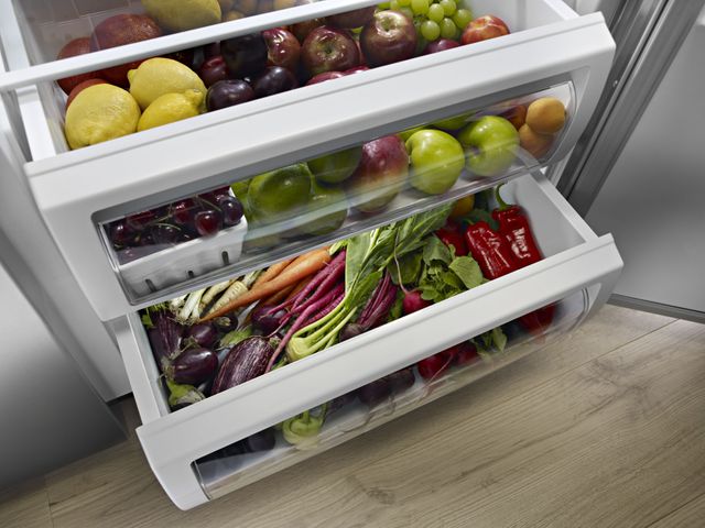 KitchenAid® 29.5 Cu. Ft. Stainless Steel with PrintShield™ Finish Built In Side-By-Side Refrigerator 17